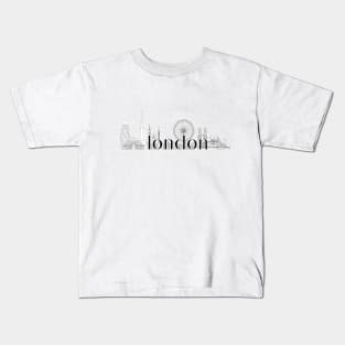 London City UK Britain City Line Cool Londoner Kids T-Shirt